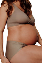 Everyday Seamless Underwear Coffee Brown - Maternity Postpartum Underwear