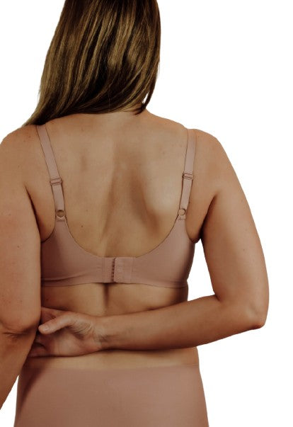 Everyday Seamless Nursing Bra Pink Clay - Nursing Postpartum Bras
