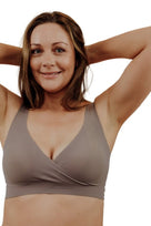 Everynight Sleep Bra Coffee Brown - Maternity Sleep Bra
